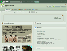 Tablet Screenshot of danielharrisa.deviantart.com