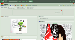 Desktop Screenshot of mayra5.deviantart.com