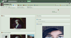 Desktop Screenshot of metalgear132.deviantart.com