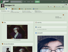 Tablet Screenshot of metalgear132.deviantart.com