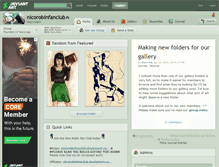 Tablet Screenshot of nicorobinfanclub.deviantart.com