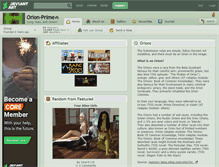 Tablet Screenshot of orion-prime.deviantart.com