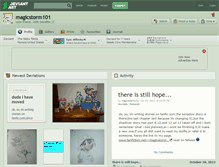 Tablet Screenshot of magicstorm101.deviantart.com