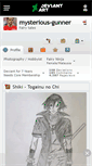 Mobile Screenshot of mysterious-gunner.deviantart.com