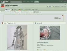 Tablet Screenshot of mysterious-gunner.deviantart.com