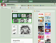 Tablet Screenshot of espacomics.deviantart.com