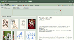 Desktop Screenshot of dieelliiie.deviantart.com