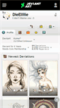 Mobile Screenshot of dieelliiie.deviantart.com