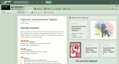 Desktop Screenshot of mlp-fim-pg.deviantart.com