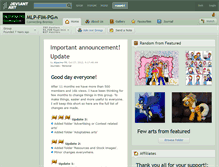 Tablet Screenshot of mlp-fim-pg.deviantart.com