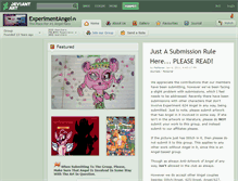 Tablet Screenshot of experimentangel.deviantart.com