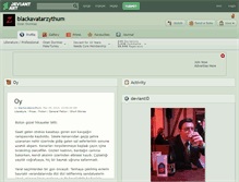 Tablet Screenshot of blackavatarzythum.deviantart.com