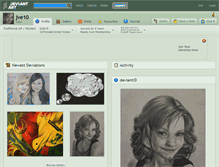 Tablet Screenshot of jve10.deviantart.com