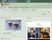 Tablet Screenshot of danielkrull.deviantart.com