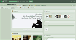 Desktop Screenshot of islamic-unity.deviantart.com