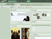 Tablet Screenshot of islamic-unity.deviantart.com