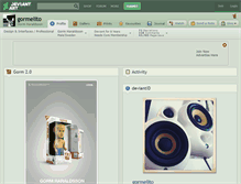 Tablet Screenshot of gormelito.deviantart.com