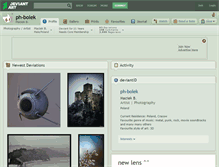 Tablet Screenshot of ph-bolek.deviantart.com