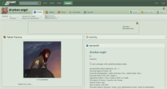 Desktop Screenshot of drunken-angel.deviantart.com