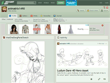 Tablet Screenshot of animatrix1490.deviantart.com