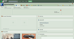 Desktop Screenshot of darkanimequeen.deviantart.com