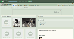 Desktop Screenshot of masculineart.deviantart.com