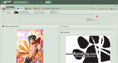 Desktop Screenshot of kynxtasy.deviantart.com