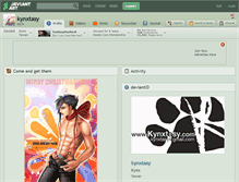 Tablet Screenshot of kynxtasy.deviantart.com