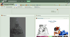 Desktop Screenshot of freekyanimefangirl.deviantart.com