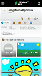 Mobile Screenshot of megatronxoptimus.deviantart.com