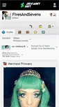 Mobile Screenshot of fivesandsevens.deviantart.com