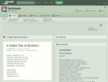 Tablet Screenshot of earthhealer.deviantart.com