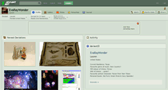 Desktop Screenshot of evaraywonder.deviantart.com