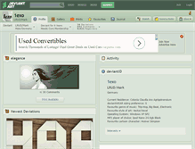 Tablet Screenshot of 1exo.deviantart.com