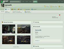 Tablet Screenshot of husnucelik.deviantart.com