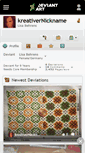 Mobile Screenshot of kreativernickname.deviantart.com