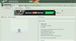 Desktop Screenshot of hiddenchef.deviantart.com
