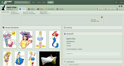 Desktop Screenshot of kami-chan.deviantart.com
