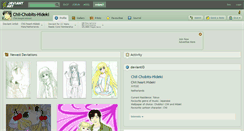 Desktop Screenshot of chii-chobits-hideki.deviantart.com