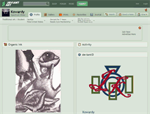 Tablet Screenshot of kowardy.deviantart.com