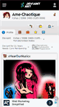Mobile Screenshot of ame-chaotique.deviantart.com