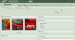 Desktop Screenshot of fontmonster.deviantart.com