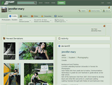 Tablet Screenshot of jennifer-mary.deviantart.com