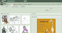 Desktop Screenshot of matou.deviantart.com