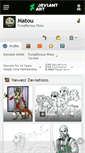 Mobile Screenshot of matou.deviantart.com