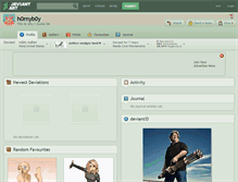 Tablet Screenshot of h0rnyb0y.deviantart.com