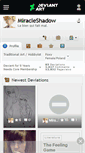 Mobile Screenshot of miracleshadow.deviantart.com
