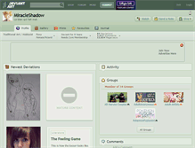 Tablet Screenshot of miracleshadow.deviantart.com