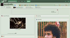 Desktop Screenshot of damneddeadboy.deviantart.com