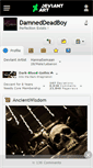 Mobile Screenshot of damneddeadboy.deviantart.com